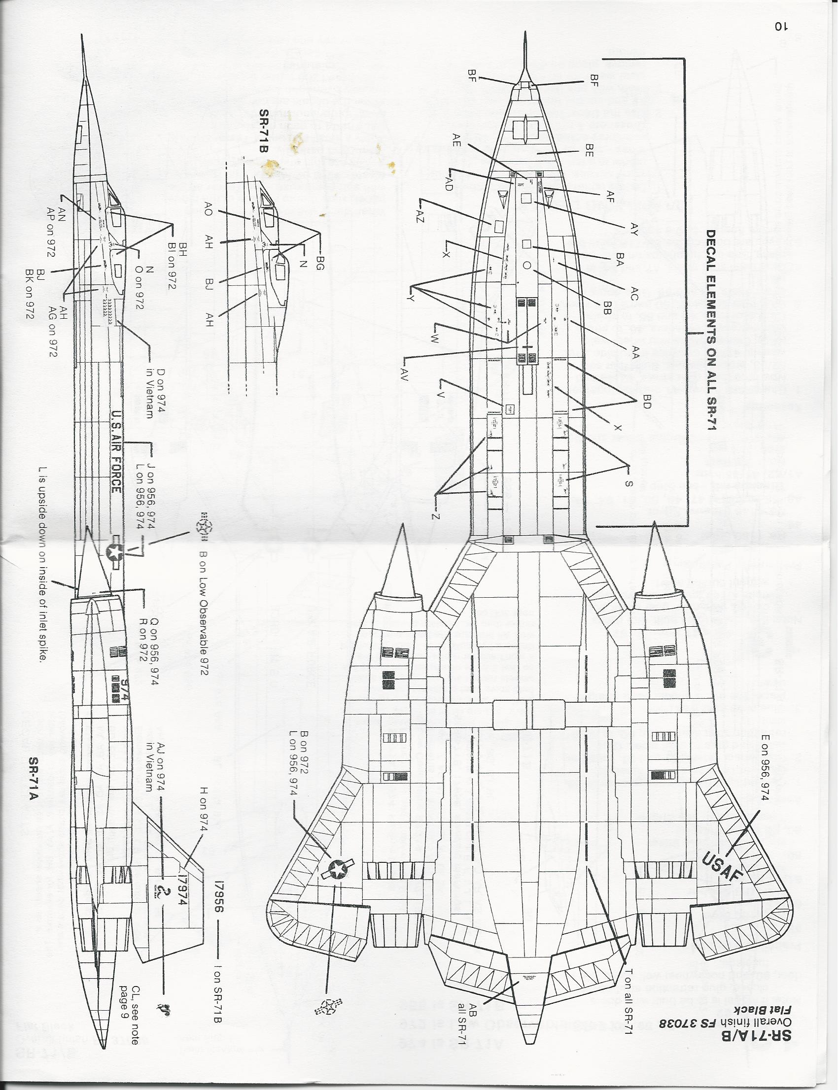Чертежи sr 71